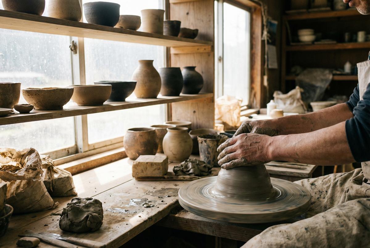 糖心Vlog - 手作陶器制作